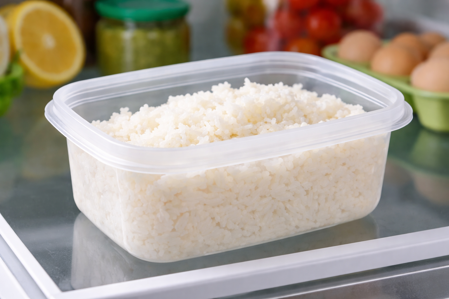 uvařená rýže v lednici, zdroj: chatgpt.com